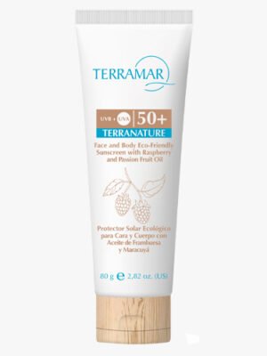 Protector Solar Ecológico para Cara y Cuerpo con Aceite de Frambuesa y Maracuyá 80g