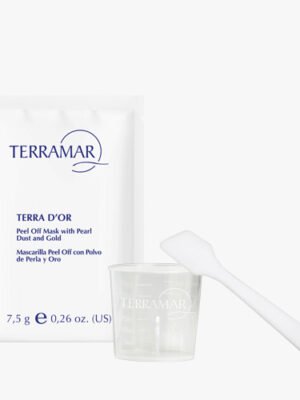 Terra D´or Mascarilla Peel Off con Polvo de Perla y Oro 4 sobres de 7.5g c/u