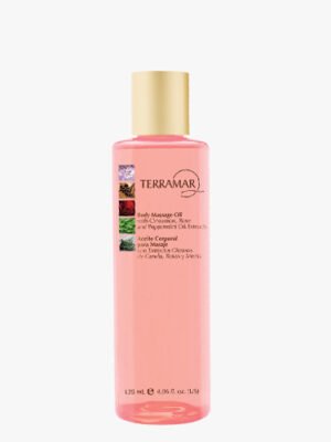 Aceite Corporal para Masaje con Extractos Oleosos de Canela, Rosas y Menta 120ml